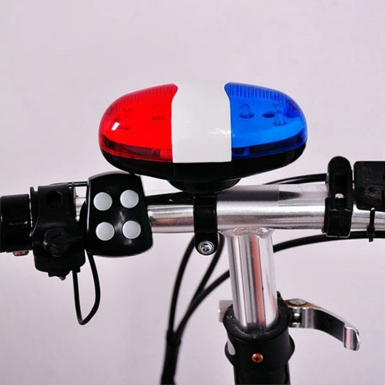 Buzina Eletrónica de 4 Tons para Bicicleta com Luz Traseira LED para Bicicleta de Montanha, Buzina de 4 Tons com Luz Traseira LED