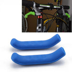 1 Par de Capas de Proteção de Silicone Universais para Travão de Bicicleta, Capas de Travão Amarelas, Capas de Travão Vermelhas, Capas de Travão Azuis, Capas de Travão Verdes