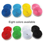 1 Par de Fita de Cortiça para Guiador de Bicicleta de Estrada, Desportiva + 2 Tampões de Guiador, 2m Vermelho, 2m Branco, 2m Amarelo, 2m Preto, 2m Rosa, 2m Verde, 2m Azul