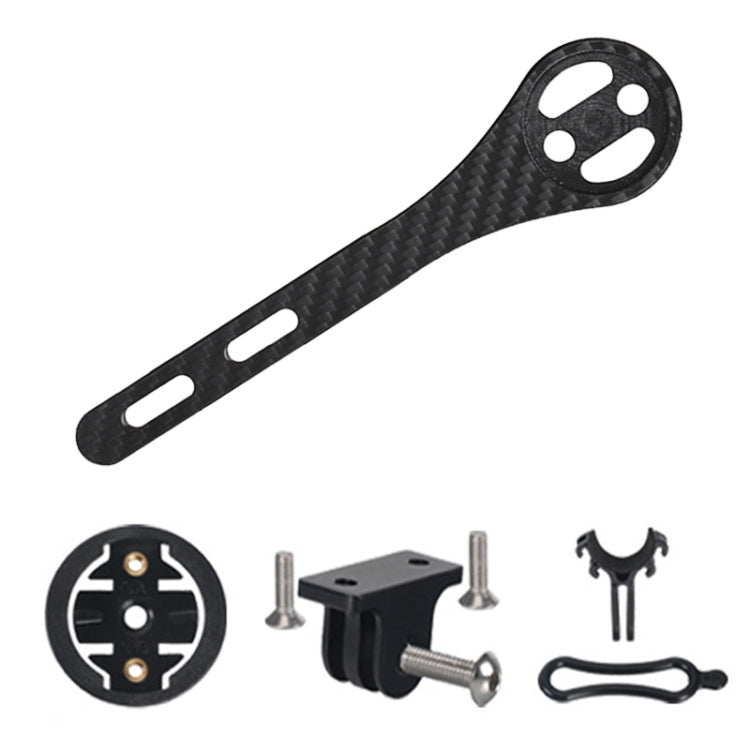 Suporte para Computador de Bicicleta de Estrada em Fibra de Carbono Completa TOSEEK para Série Garmin (Brilhante), para Série Bryton (Brilhante), para Série CATEYE (Brilhante), para Série Garmin (Brilhante)