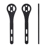 Suporte para Computador de Bicicleta de Estrada em Fibra de Carbono Completa TOSEEK para Série Garmin (Brilhante), para Série Bryton (Brilhante), para Série CATEYE (Brilhante), para Série Garmin (Brilhante)