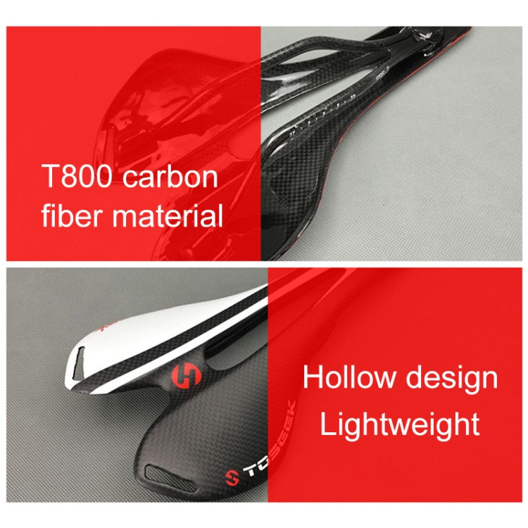 Selim Oco para Bicicleta de Estrada em Fibra de Carbono TOSEEK, Textura 3K + Extinção, Extinção (Azul), Extinção (Vermelho), Extinção (Branco), Extinção (Amarelo), Extinção (Preto), Extinção (Laranja), Extinção (Verde), Extinção (Cinza)