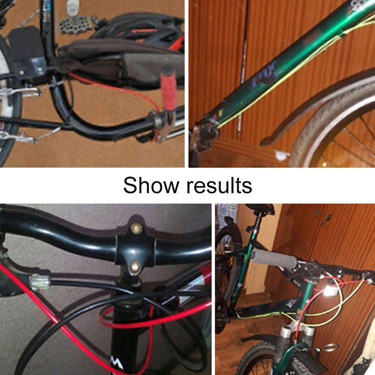 Conjunto de Tubo de Cabo de Travão em PVC com Cabeça Cilíndrica 7 em 1 para Bicicleta de Montanha, Bicicleta de Montanha