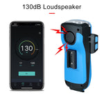 Sino de Bicicleta com Suporte para Telemóvel 4 em 1, Lanterna de Ciclismo, Suporte para Telemóvel 4 em 1