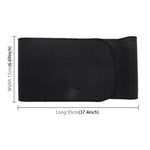 Suporte Térmico Elástico para Cintura Desportiva, Tamanho: 17 x 95cm, Suporte para Cintura Tamanho: 17 x 95cm (Preto), Suporte para Cintura Tamanho: 17 x 95cm (Azul)