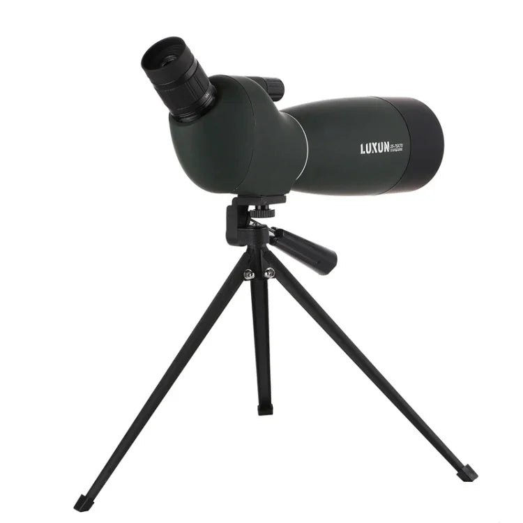 LUXUN 25-75x70 Telescópio Astronómico de Alta Definição para Observação de Aves e Visão Noturna ao Ar Livre, 25-75x70