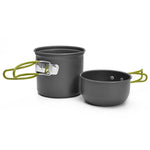 Conjunto portátil DS-101 para cozinhar em campismo ao ar livre, conjunto de panelas para piquenique