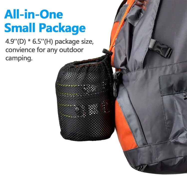 Conjunto portátil DS-101 para cozinhar em campismo ao ar livre, conjunto de panelas para piquenique