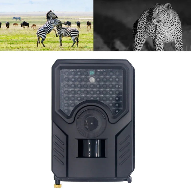 PR-200B Câmara de Caça com Lente Grande Angular de 120 Graus, IP56 à Prova de Água, 12MP 1080P HD Infravermelhos, Suporta Cartão TF, PIR Alcance: 10-15m, PR200B