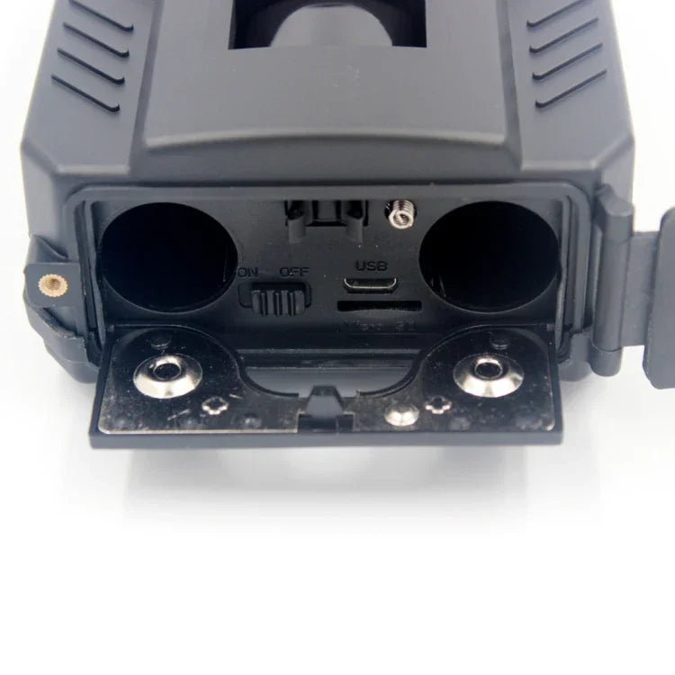 PR-200B Câmara de Caça com Lente Grande Angular de 120 Graus, IP56 à Prova de Água, 12MP 1080P HD Infravermelhos, Suporta Cartão TF, PIR Alcance: 10-15m, PR200B
