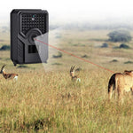 PR-200B Câmara de Caça com Lente Grande Angular de 120 Graus, IP56 à Prova de Água, 12MP 1080P HD Infravermelhos, Suporta Cartão TF, PIR Alcance: 10-15m, PR200B