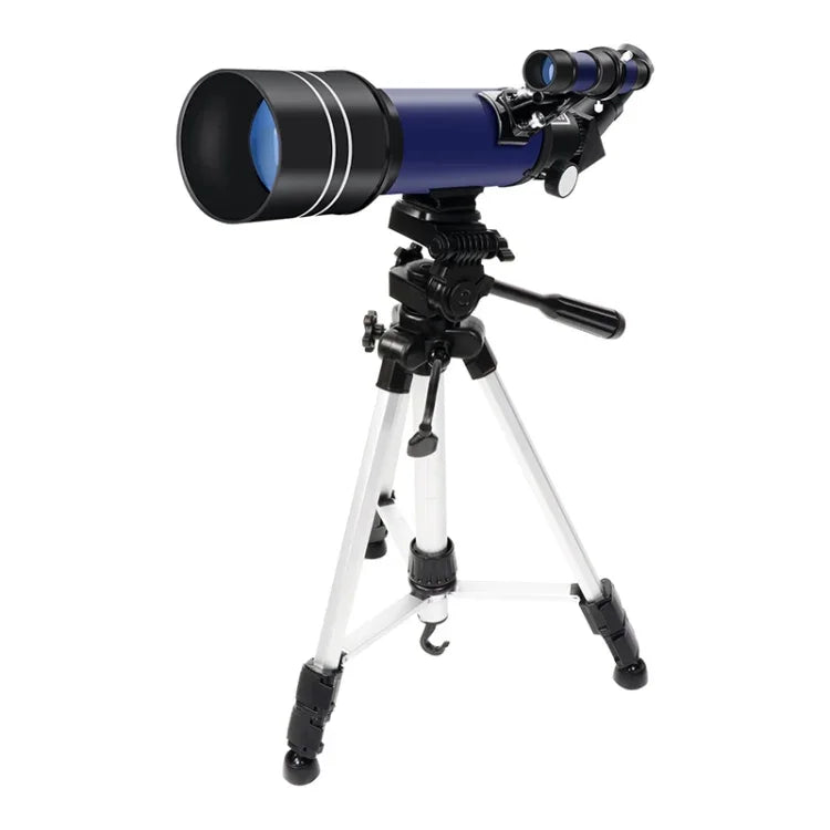 Telescópio Astronómico WR852 16x/66x70 de Alta Definição com Tripé, 66x70 Azul