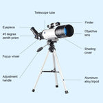 Telescópio Astronómico WR852 16x/66x70 de Alta Definição com Tripé, 66x70 Azul