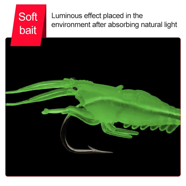 10 PCS Iscas Artificiais Moles para Pesca 4cm Isca de Camarão Popper com Anzol, Camarão Transparente com Anzol, Camarão Artificial com Anzol, Camarão Luminoso com Anzol, Camarão Rosa com Anzol, Camarão Verde com Anzol