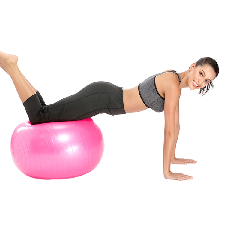 Bola de Yoga Grande Espessada à Prova de Explosão Bola de Fitness Desportiva Ecológica para Grávidas, Diâmetro: 65cm, 65cm (Rosa), 65cm (Azul), 65cm (Roxo)