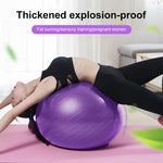 Bola de Yoga Grande Espessada à Prova de Explosão Bola de Fitness Desportiva Ecológica para Grávidas, Diâmetro: 65cm, 65cm (Rosa), 65cm (Azul), 65cm (Roxo)