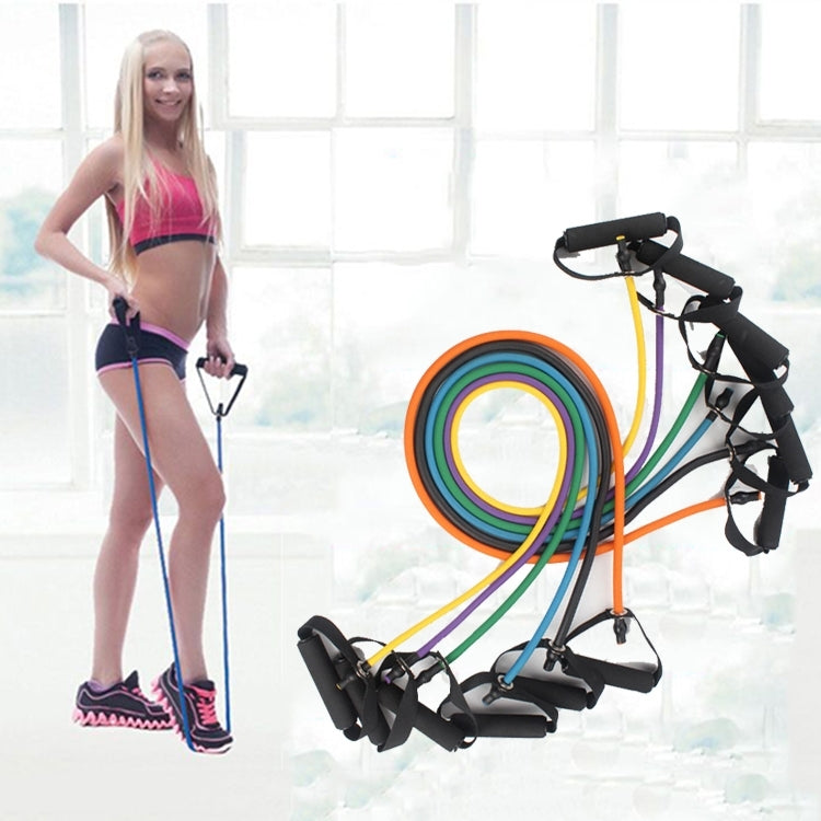 Bandas de Resistência para Exercício Fitness Corda Elástica para Treino de Yoga e Músculos, Tamanho: 5*9*1200mm, Entrega de Cor Aleatória, Tamanho: 5*9*1200mm