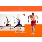 Bandas de Resistência para Exercício Fitness Corda Elástica para Treino de Yoga e Músculos, Tamanho: 5*9*1200mm, Entrega de Cor Aleatória, Tamanho: 5*9*1200mm