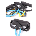 Bandas de Resistência para Exercício Fitness Corda Elástica para Treino de Yoga e Músculos, Tamanho: 5*9*1200mm, Entrega de Cor Aleatória, Tamanho: 5*9*1200mm
