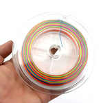 HENGJIA Colorido 5.0# 0,37mm 50LB 22,6kg Tensão 100m Linha de Pesca PE Trançada Extra Forte de 4 Fios Linha de Pipa, 5.0# 0,37mm 50LB