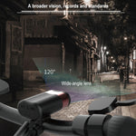 BG-1901 Altifalante USB para Bicicleta com Lanterna Frontal Equipamento Multifuncional para Ciclismo, BD001