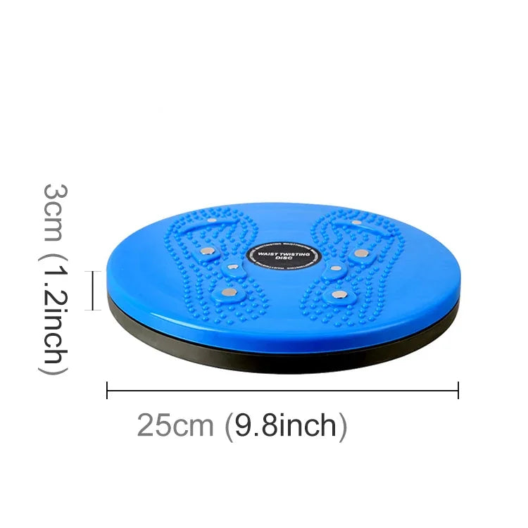 Disco magnético para exercício aeróbico e fitness para cintura, placa de torção, tamanho: 25*3cm, zm-8016 (azul), zm-8016 (roxo)