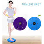 Disco magnético para exercício aeróbico e fitness para cintura, placa de torção, tamanho: 25*3cm, zm-8016 (azul), zm-8016 (roxo)