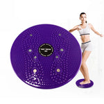 Disco magnético para exercício aeróbico e fitness para cintura, placa de torção, tamanho: 25*3cm, zm-8016 (azul), zm-8016 (roxo)