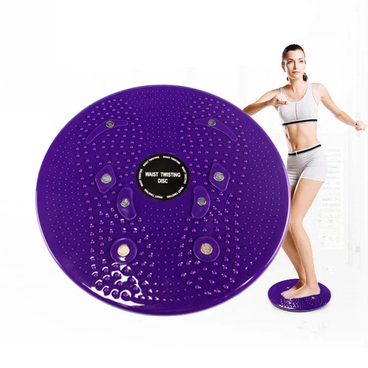 Disco magnético para exercício aeróbico e fitness para cintura, placa de torção, tamanho: 25*3cm, zm-8016 (azul), zm-8016 (roxo)