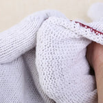 12 Pares de Luvas de Trabalho Respirável, Resistentes ao Desgaste, de Algodão, 12 Pares