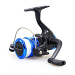 Carretel de Pesca Spinning JL200 com Plástico Revestido, 3 Rolamentos de Esferas e Linhas Transparentes, JL200