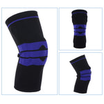 Protetor de Joelhos para Desporto ao Ar Livre em Malha com Silicone Anti-colisão e Suporte de Mola, Tamanho: XL, Tamanho: XL