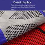Protetor de Joelhos para Desporto ao Ar Livre em Malha com Silicone Anti-colisão e Suporte de Mola, Tamanho: XL, Tamanho: XL
