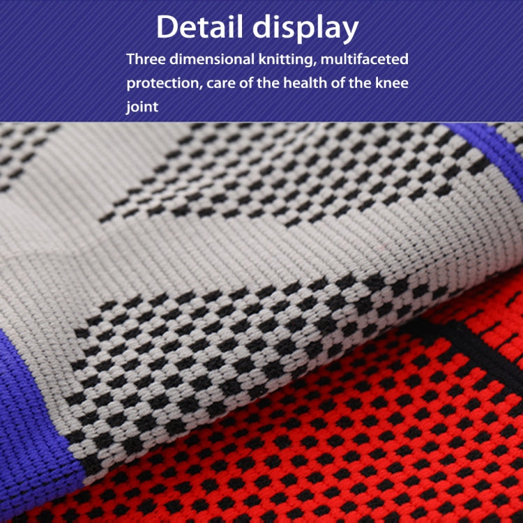 Protetor de Joelhos para Desporto ao Ar Livre em Malha com Silicone Anti-colisão e Suporte de Mola, Tamanho: XL, Tamanho: XL
