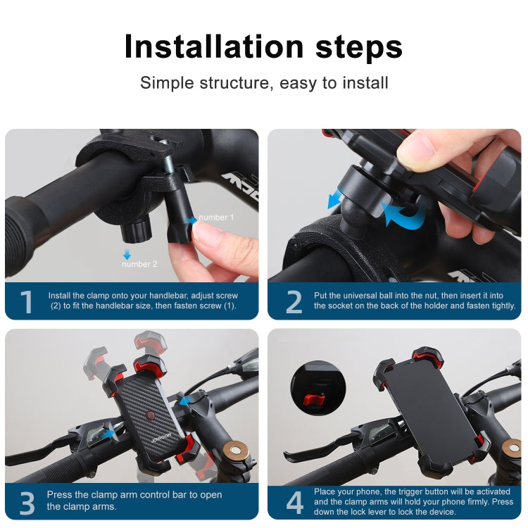 Suporte para Telemóvel de Bicicleta JOYROOM JR-ZS288, Bicicleta