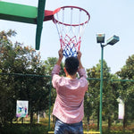 Rede de baloiço para basquetebol em poliéster edição regular (branco, vermelho, azul), edição regular