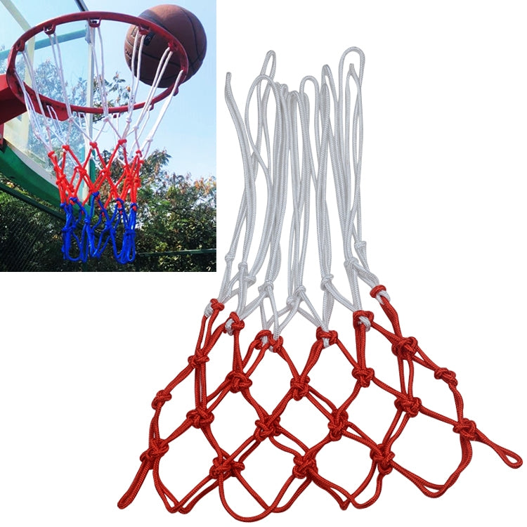 Rede de baloiço para basquetebol em poliéster edição regular (branco, vermelho, azul), edição regular
