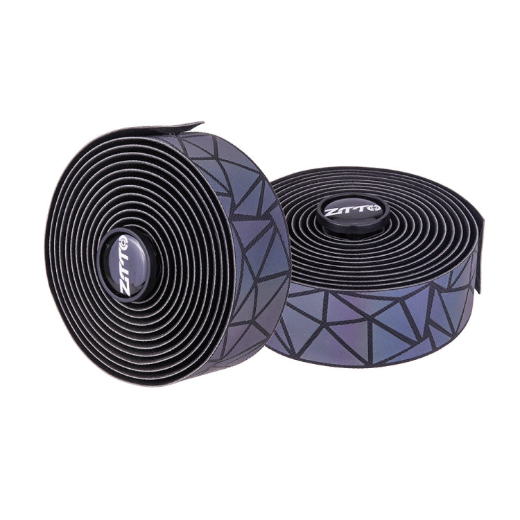 Fitas para guiador de bicicleta de estrada ZTTO, fita PU colorida com gradiente, durável e anti-choque, ZTTO