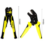 Conjunto de Ferramentas com Descarnador de Fios Multifuncional 0.25-6.0mm + Alicate de Cravar em Aço Carbono + Bolsa de Armazenamento, Descarnador 0.25-6.0mm