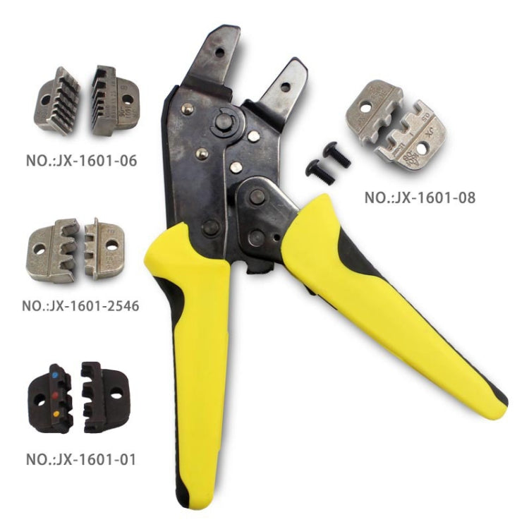 Conjunto de Ferramentas com Descarnador de Fios Multifuncional 0.25-6.0mm + Alicate de Cravar em Aço Carbono + Bolsa de Armazenamento, Descarnador 0.25-6.0mm