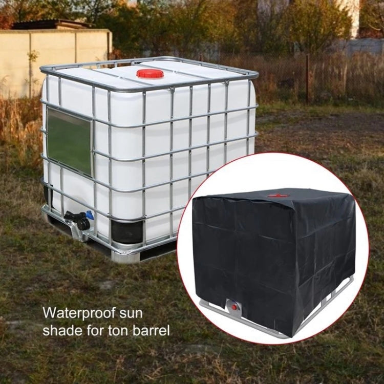 Cobertura de Proteção contra Sol e Poeira para Reservatório de Água IBC 1000L em Tecido Oxford 210D