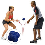 Bola hexagonal de reação para treino de rapidez e agilidade, treino de coordenação mão-olho