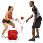 Bola hexagonal de reação para treino de rapidez e agilidade, treino de coordenação mão-olho