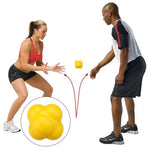 Bola hexagonal de reação para treino de rapidez e agilidade, treino de coordenação mão-olho