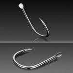 ISE 500 PCS Mixed Size Fish Barbed Hook Fishing Hooks, 6-15 #