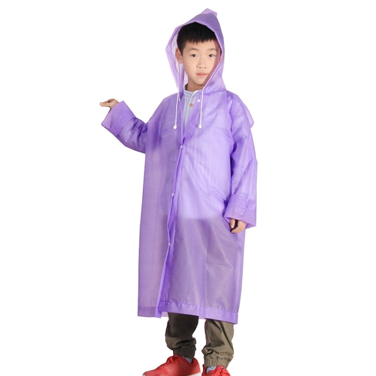 Casaco de Chuva de Moda para Crianças em EVA Espessado para Montanhismo ao Ar Livre, Tamanho Médio