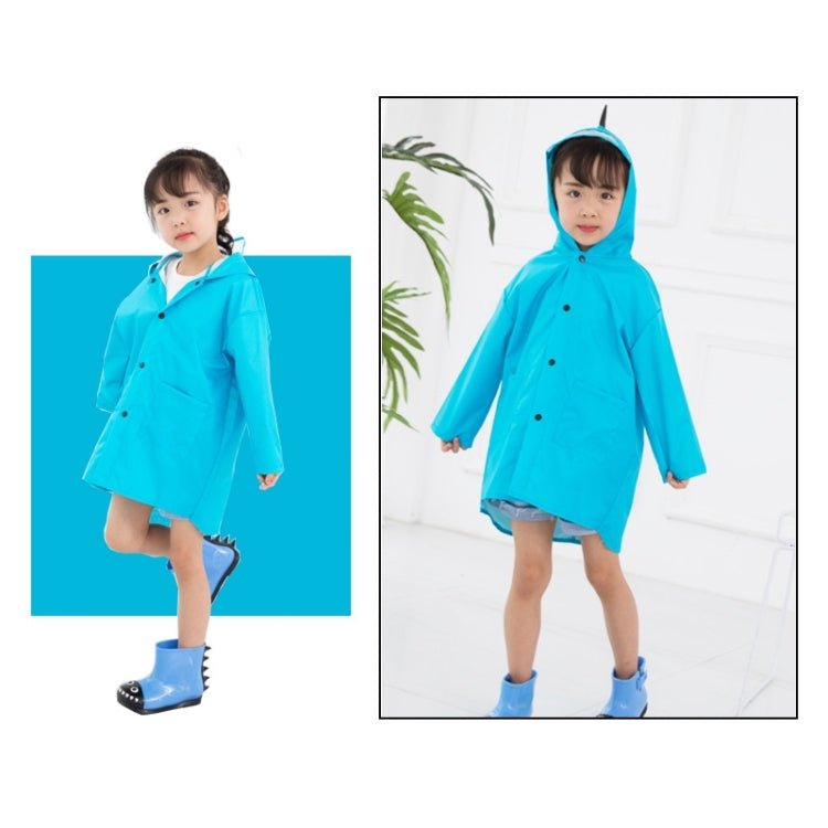 Casaco de Chuva Infantil de Moda com Estampa de Dinossauro, Tamanho: S, Tamanho: S