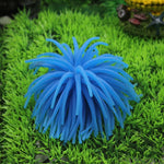 Artigos de Aquário Decoração Bola de Ouriço-do-mar Simulada em TPR, Tamanho: L, Diâmetro: 13cm, Tamanho: L