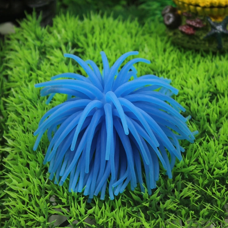 Artigos de Aquário Decoração Bola de Ouriço-do-mar Simulada em TPR, Tamanho: L, Diâmetro: 13cm, Tamanho: L