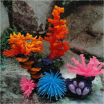 Decoração para Aquário Bola de Ouriço-do-mar Simulada em TPR com Coral Pontiagudo, Tamanho: L, Diâmetro: 13cm, 13cm